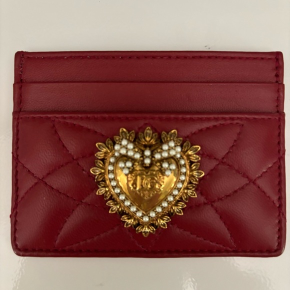 Dolce & Gabbana Accessories - Dolce & Gabbana Devotion Card Case  Card Holder Leather